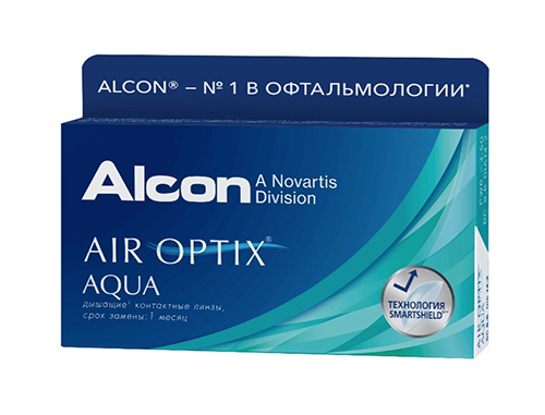 Air Optix Aqua 3 линзы